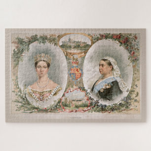1000 Stück Queen Victoria Golden Jubilee Puzzle