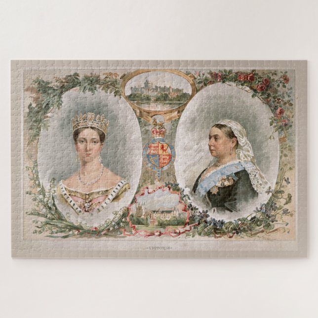 1000 Stück Queen Victoria Golden Jubilee Puzzle (Horizontal)