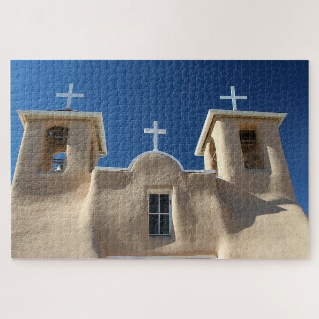 1000 Stück Taos St. Francis von Assisi Kirche Puzzle (Horizontal)