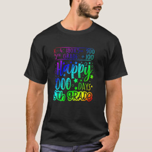 1000 Tage intelligenter Lehrer der fünften Klasse T-Shirt