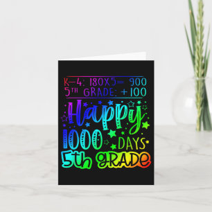 1000 Tage klüger 5. Klasse Lehrer 100. Karte