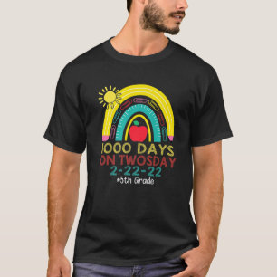 1000 Tage Smarter fünfter fünfter Schulleiter T-Shirt
