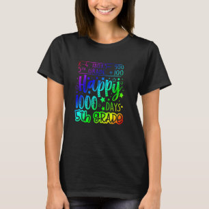 1000 Tage Smarter Fünfter-Klasse-Lehrer 100. T-Shirt