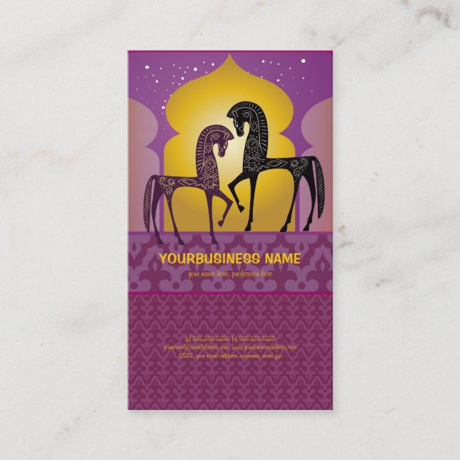 1001 arabische NachtVisitenkarte Visitenkarte (Vorderseite)