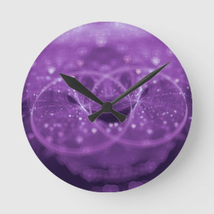 1001 Hearts Runde Wanduhr