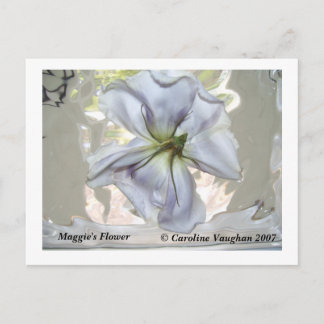 100_0709, Maggie's Blume, Caroline Vaughan 2007 Postkarte