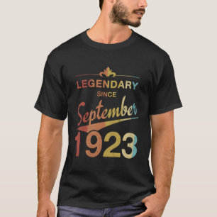 100. 100 Geboren im September 1923 T-Shirt