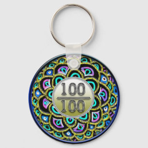 100/100 Lob-Schlüsselanhänger Schlüsselanhänger