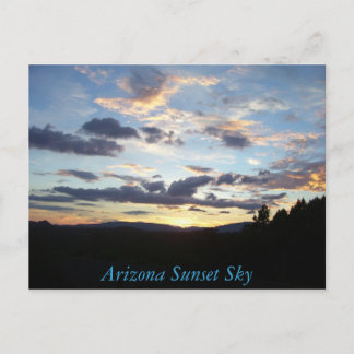 100_5037 Arizona Sunset Sky Postkarte