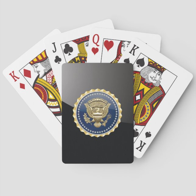 [100] Abzeichen des Präsidenten [PSB] Spielkarten (Rückseite)