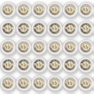 100% Ahornsirup Red Sugar Maple Mini Sticker 2/3"