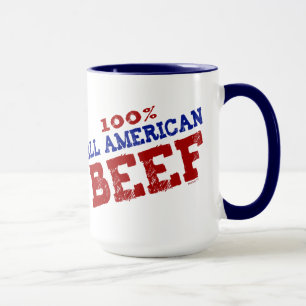 100% alle Ameican Rindfleisch-Tassen Tasse