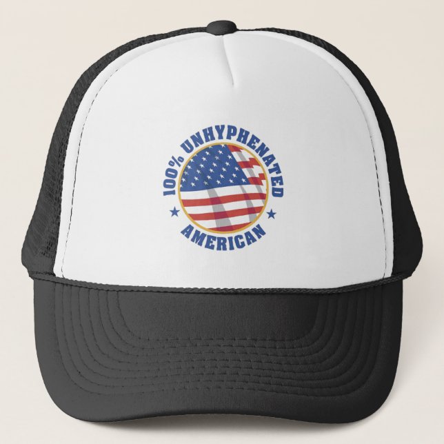 100% Amerikaner Truckerkappe (Vorderseite)