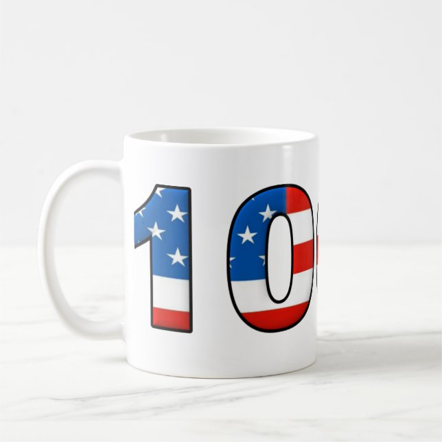 100% amerikanischer Mug Tasse (Links)