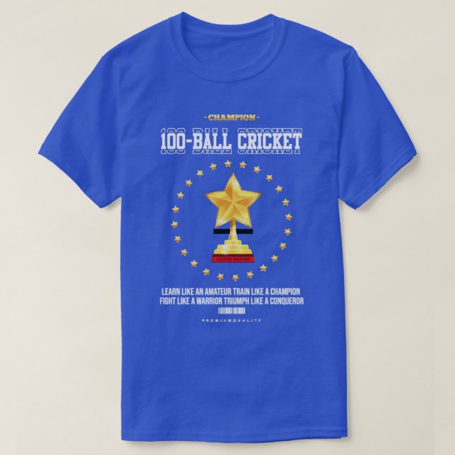 100 Ball Cricket T-Shirt (Design vorne)