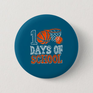 100 Balls Tage Basketball-Tag 100. Spieler Schule Button