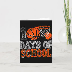 100 Balls Tage Basketball-Tag 100. Spieler Schule Karte