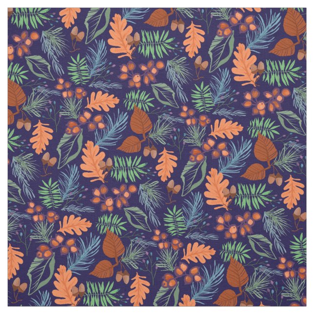 100% Baumwollgewebe in Fallblattmuster Stoff (Muster)