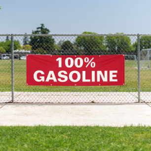 100% Benzin Business Outdoor Custom Banner-Zeichen Banner