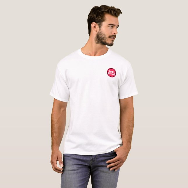 100% Bicolano Print Novelty T-Shirt (Vorne ganz)