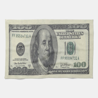 $100 Bill Geschirrtuch