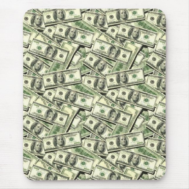 100 Bills-Dollar-Mousepad Mousepad (Vorne)