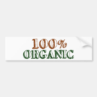 100% Bio Autoaufkleber