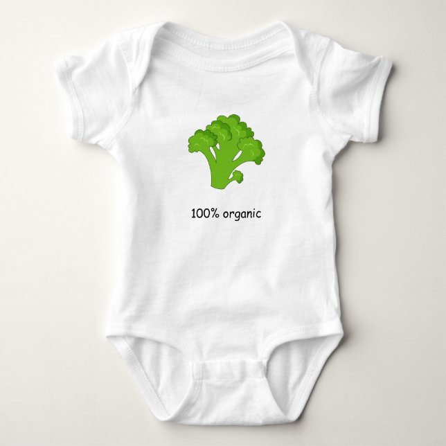 100% Bio Baby-Bodysuit Baby Strampler (Vorderseite)