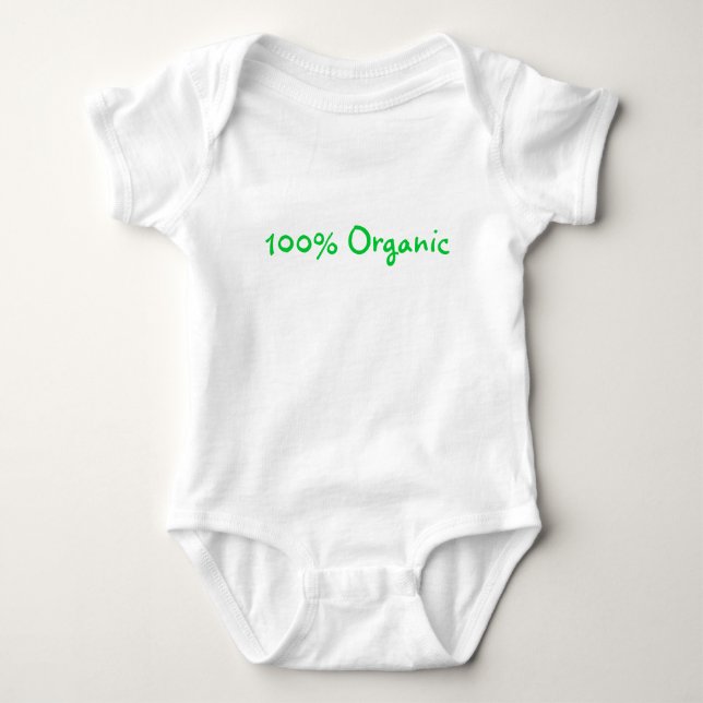100% Bio Baby Strampler (Vorderseite)