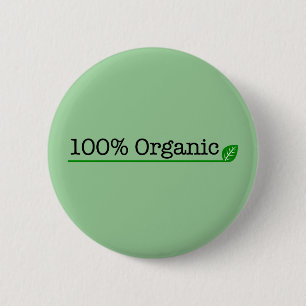 100 % Bio Button