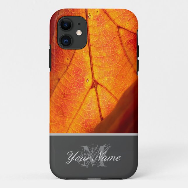 100% Bio Stil im Herbst und Herbst Optik! Case-Mate iPhone Hülle (Rückseite)