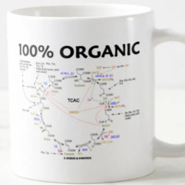 100 % Bio (Zitronensäurezyklus - Krebs-Zyklus) Kaffeetasse