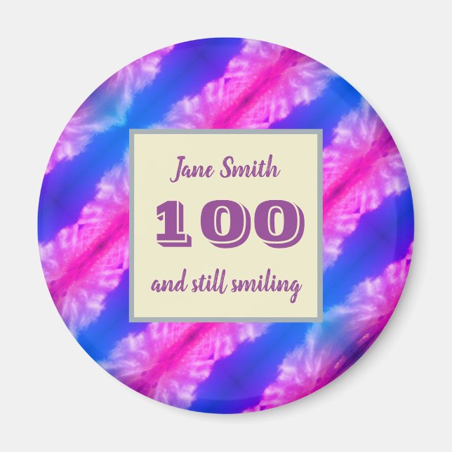 100 Birthday Celebration Magnet (Vorne)
