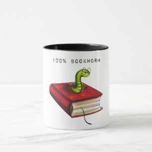 100% Bookworm Tasse
