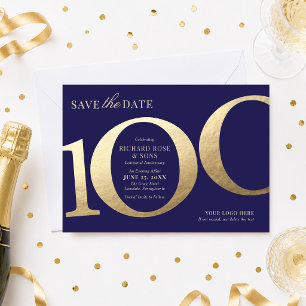 100. Business Save the Date Einladung