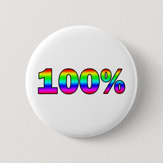 100 % BUTTON (Vorderseite)