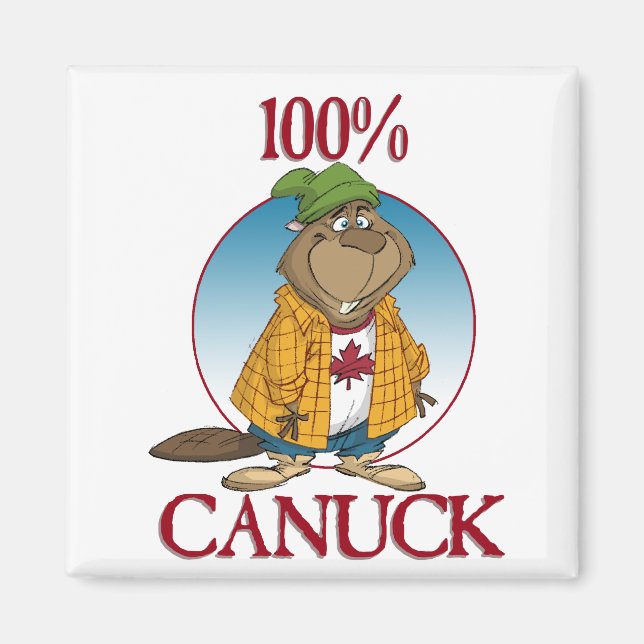 100 % Canuck Magnet (Vorne)
