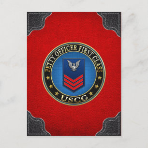 [100] CG: Petty Officer First Class (PO1) Postkarte