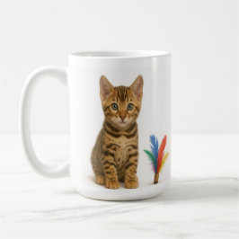 100% Chance auf Chaos - Bengalischer Kitten Stil Kaffeetasse