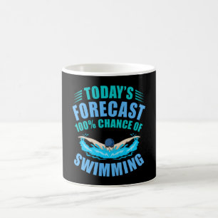 100% Chance Schwimmbad schwimmen Biker Trainer Mä Kaffeetasse