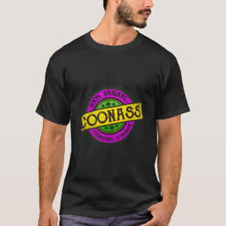 100% Coonass Natural Cajun zertifiziert Kreole Hoo T-Shirt