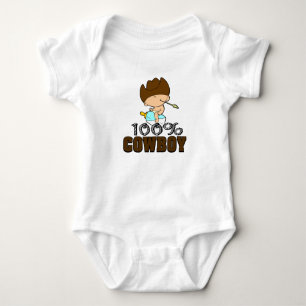 100 % Cowboy Baby Strampler