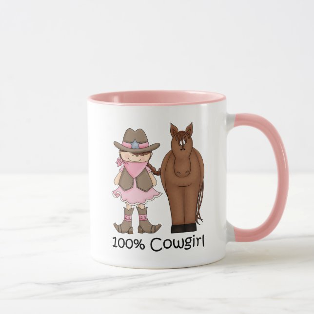 100 % Cowgirl und Western Tasse (Rechts)