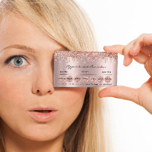 100 das Verabredungs-Erinnerungs-Karten-Make-up Visitenkarte