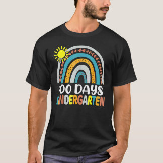 100 Days of Kindergarten School Teacher or Student T-Shirt