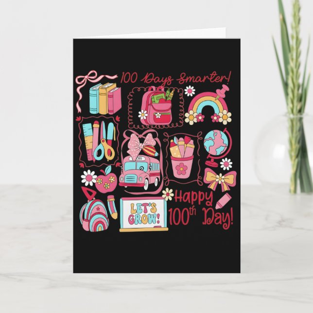 100 Days of Learning | We Did It 100th Karte (Vorderseite)