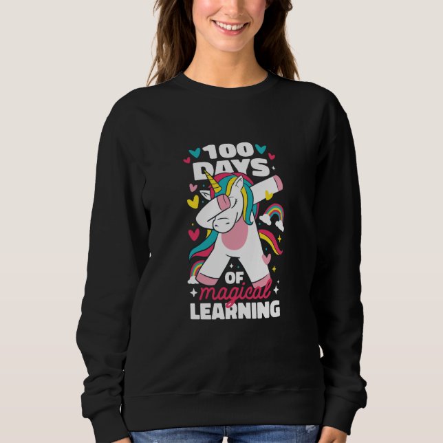 100 days of magical learning sweatshirt (Vorderseite)