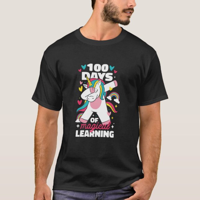 100 days of magical learning T-Shirt (Vorderseite)