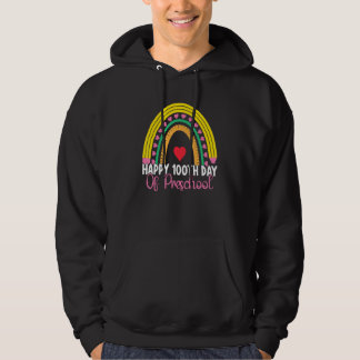 100 Days Of School 100th Day Of School Preschool R Hoodie