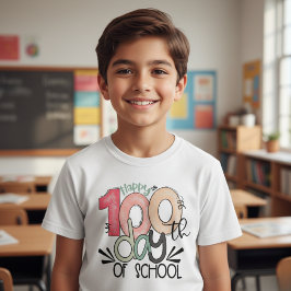 100 Days of School Celebration Kid Basic T-Shirt